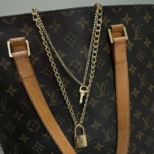 LV Lock & Key Necklace #320